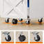 Classeur Farmhouse avec serrure, classeur mobile sur roulettes pour format A4 / lettre