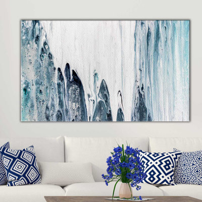 « mouillé paint ii », reproduction de peinture à l’acrylique sur toile tendue