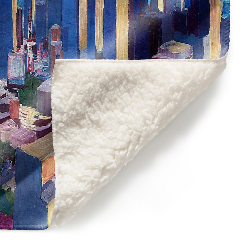 Couverture  Starry Night Dallas Skyline, 51 po x 60 po