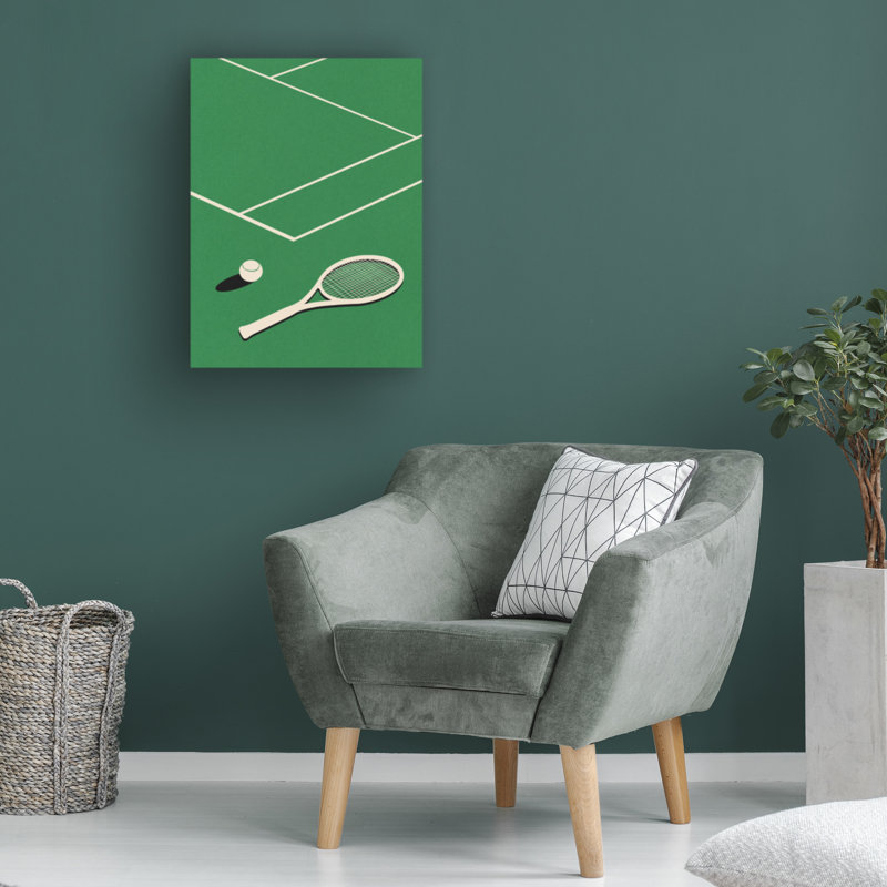 Rouleau de tennis sur toile ,ologi, H 19 po x l 14 po