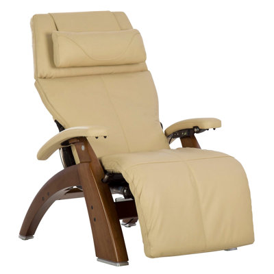 Human Touch Perfect Chair PC610 OmniMotion Classic Zero Gravity Recliner Supreme Upholstery Package Walnut Base