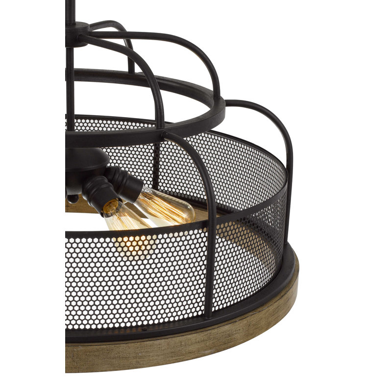 Troutman 6 - Light Dimmable Drum Chandelier