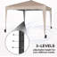 Janvey 3m x 3m Steel Pop-Up Gazebo-1127371507