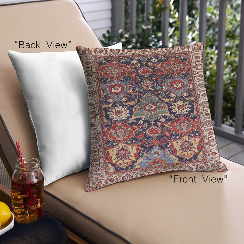 Mid-Century Modern Urban 1801 Outdoor Throw Pillow