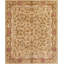 Tapis en laine antique jaune / doré noué à la main