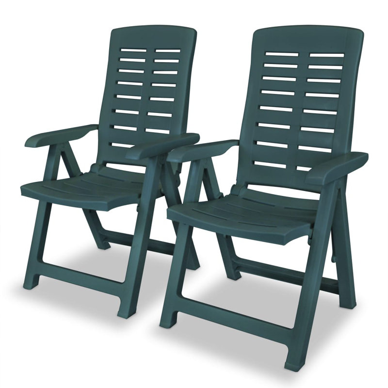 Chaise de patio Sarann, Vert