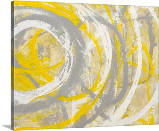 «Gnadenhutten Yellow Aura» par Erin Ashley, reproduction d'art sur toile, H 16 po x l 20 po x P 1,25 po