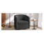 Fauteuil inclinable gris foncé Power Lift avec télécommande et dossier demi-tonneau