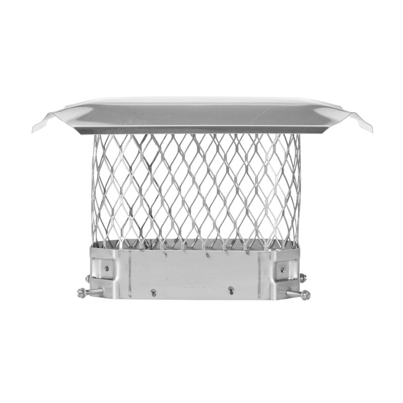 Bouchon de cheminée coulissant en acier Gussie, 5 po x 9 po