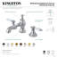 Robinet de salle de bain espacé Kingston-45018111