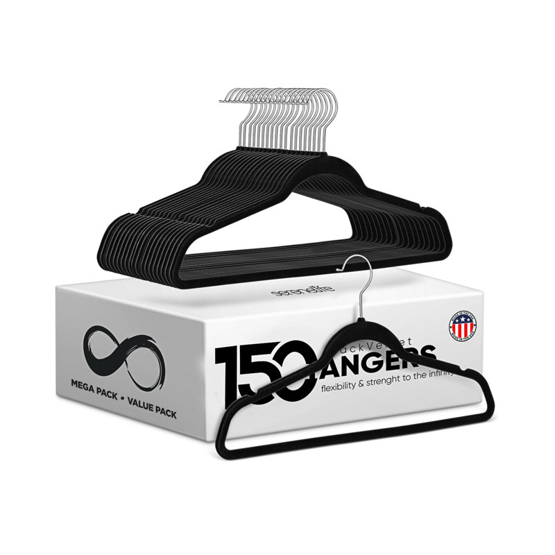Velvet Non-Slip Standard Hanger for Suit/Coat
