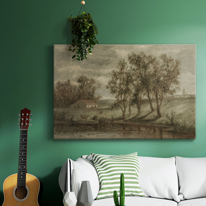 Vintage Landscape-DCCxxxvii, reproduction d'art sur toile, H 33 po x l 49 po