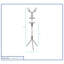 Steel Freestanding 12 - Hook Coat Rack-856825133