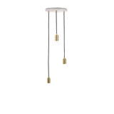 Brass Triple Pendant
