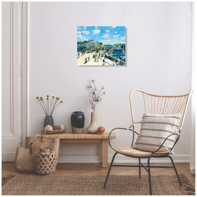 Pont Neuf, Paris by Pierre-Auguste Renoir Painting Reproductions Reproductions,Giclee Canvas Prints Wall Art for Home Decor