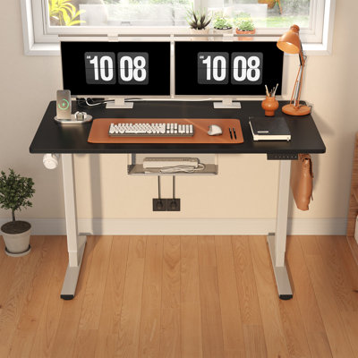 Adjustable Standing Desk, Whole-Piece Desktop