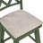 Modern Farmhouse Cross Back Upholstered Solid Wood Bar Stool-1866226351