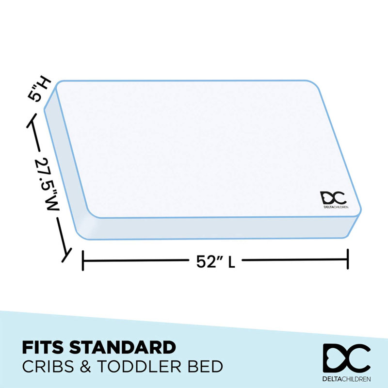 Lit pour tout-petits Bennett, matelas Twinkle Galaxy, Brun grisâtre