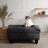 Faux Leather Ottoman-70231554