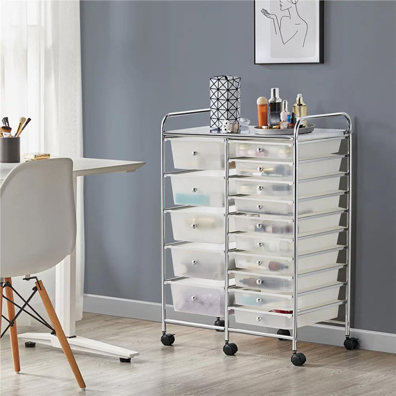 Alongi 15 -Drawer File Cabinet, White