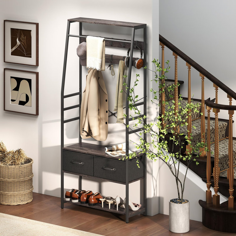 80cm Clothing Rack, Brown