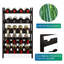Bhavika Wine Bottle Rack Black