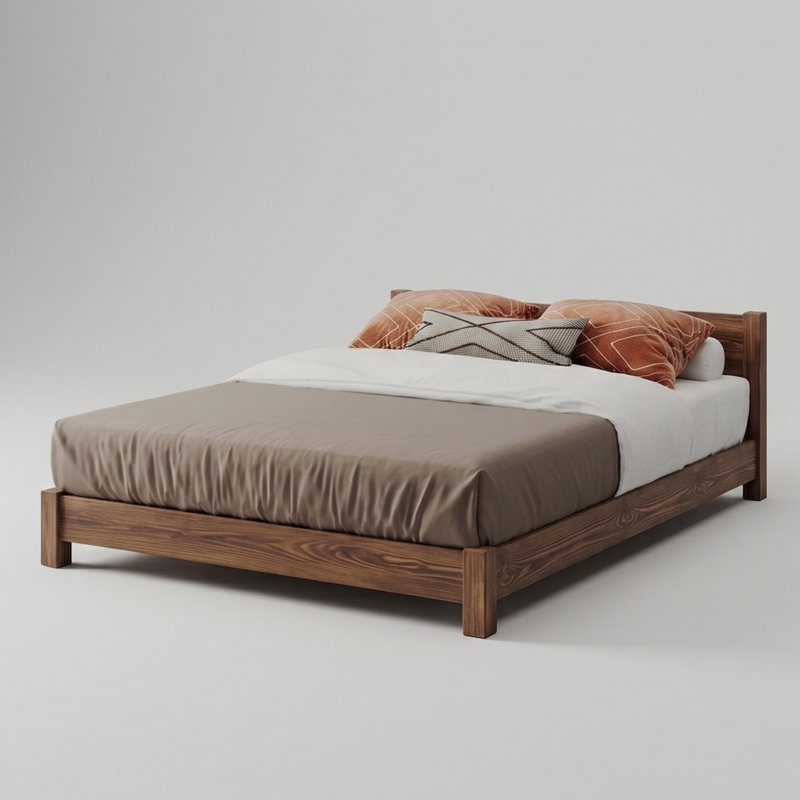 Hardiman Bed Frame, Twin, Espresso Wood