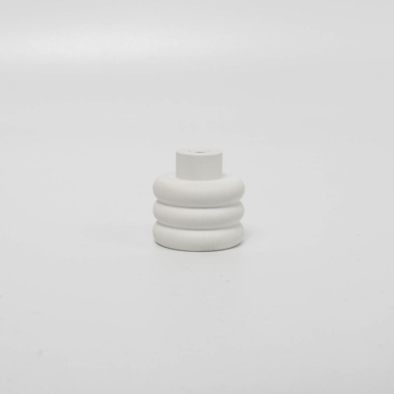 ROUS Hardware Mid-Century Modern Honey Comb Knob, Snow (White)