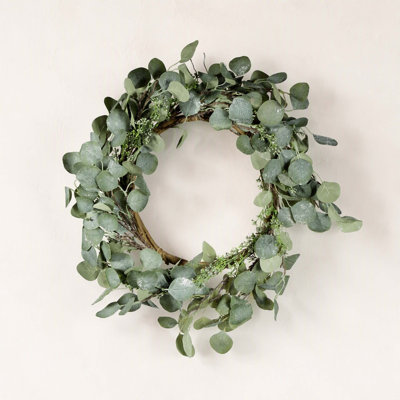 Couronne d'eucalyptus vert 23,6 pouces