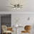 Hanke 35.43" 7 - Blade Reversible LED Dimmable Ceiling Fan With Light And Remote