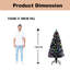Lighted Artificial Christmas Tree-373842155
