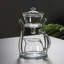 Ensemble de théière magnétique en verre