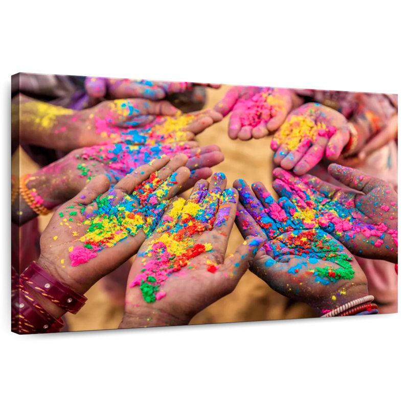 Lelend Holi Hands, 32" H x 48" W