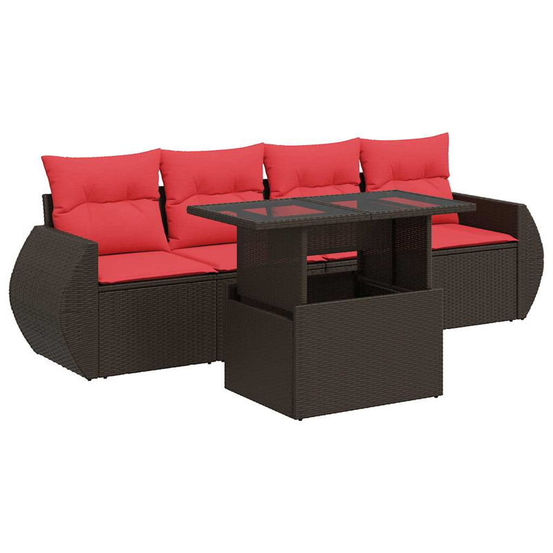 55cm Wide Patio Sofa with Cushions