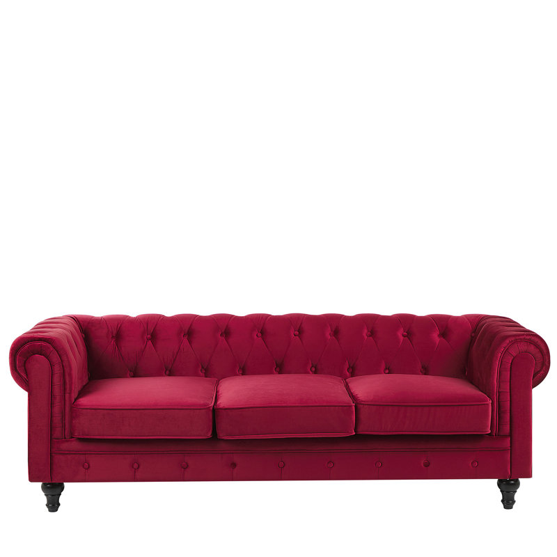 Paseo 3 Seater Sofa, Red