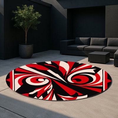Tapis intérieur et extérieur Obsidian Drift