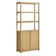 Open Plan Solid Wood Bookcase