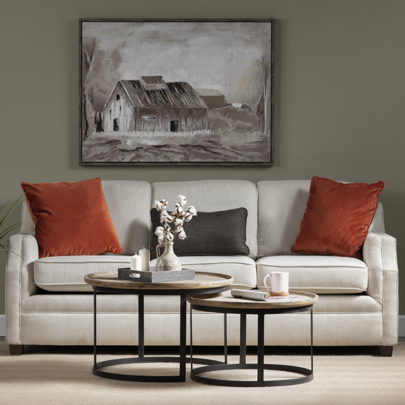 Tables basses avec plateau en bois manguier 2 pièces