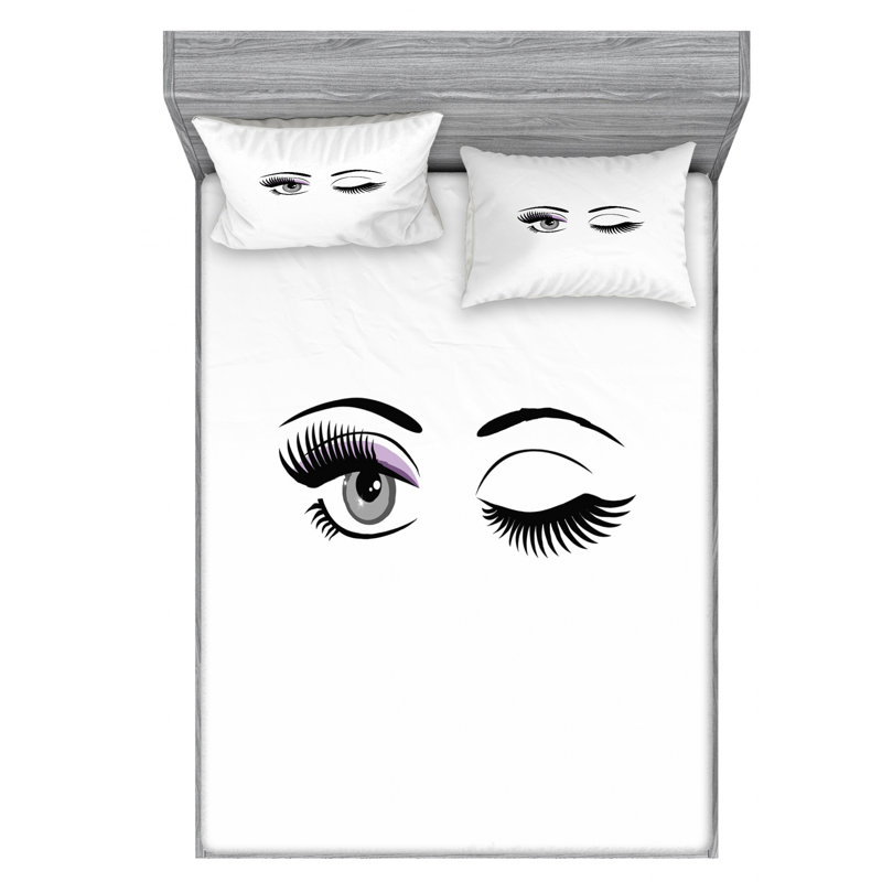 Microfiber Sheet Set, Full Sheet Set with Fitted Sheet