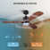 132.1cm Calisse 3- Blade LED Ceiling Fan with Remote Control and Light Kit Included