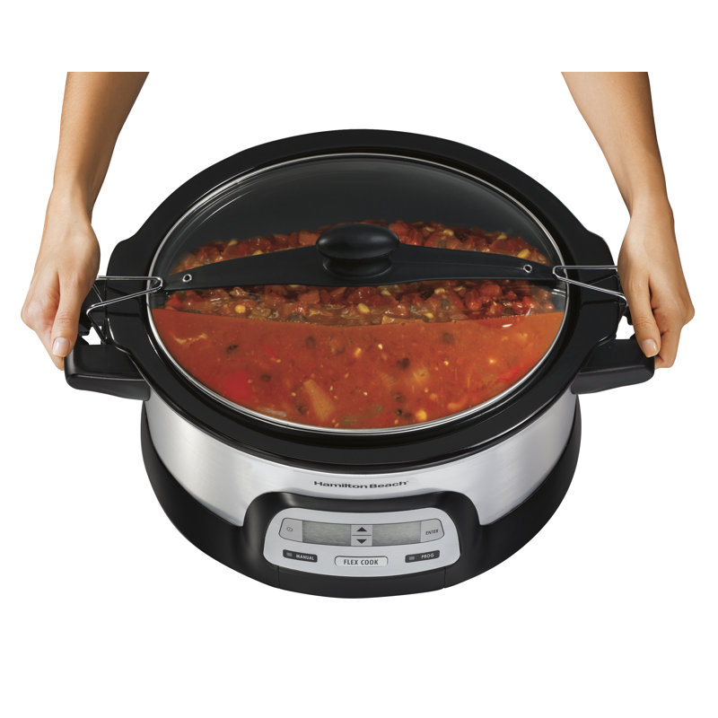 Hamilton Beach® Programmable FlexCook 6 Quart Slow Cooker