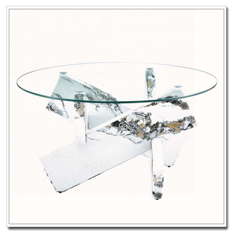 Round  Glass Coffee Table