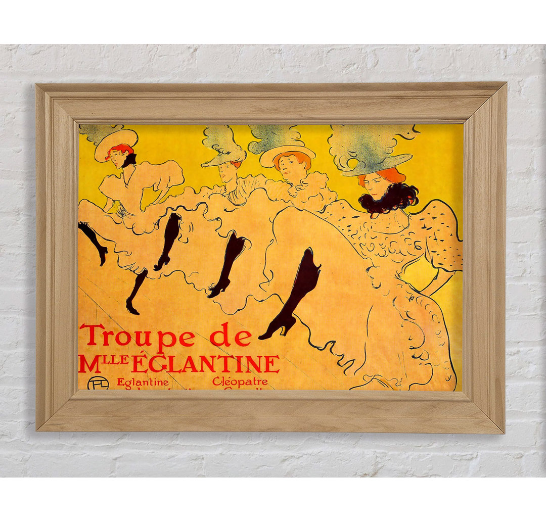 Toulouse Lautrec Mlles Eglantines 2 - Einzelne Bilderrahmen Kunstdrucke