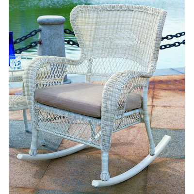 Chaise berçante avec coussin