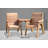 Tamura Solid Wood 2 - Person Conversation Set