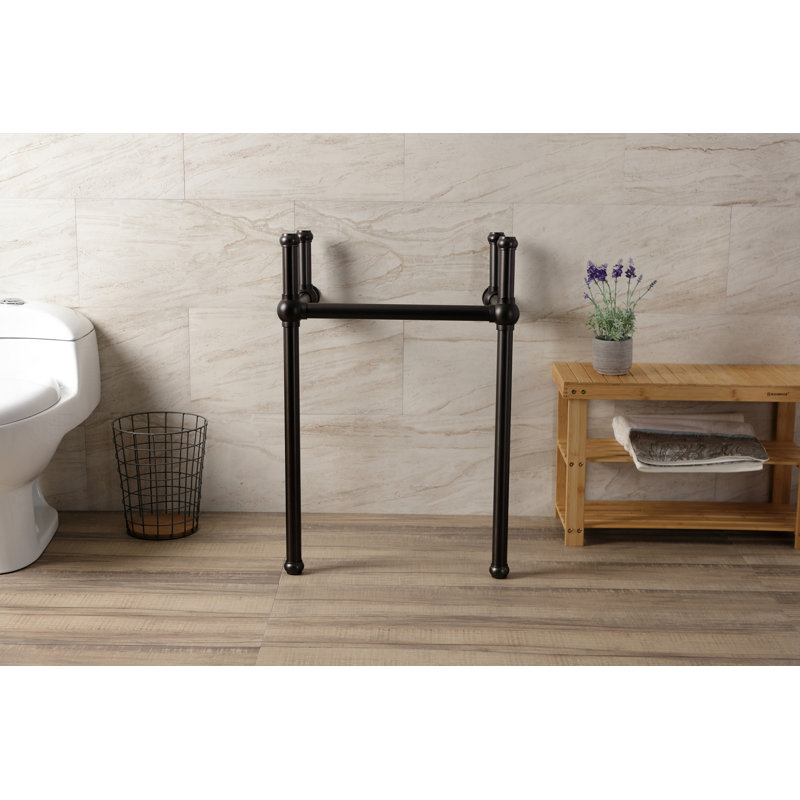 Pieds de lavabo console en laiton brossé Kingston Brass VBH211833BB Addington, Bronze huilé