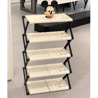 Range-chaussures pliable simple, range-chaussures multicouches