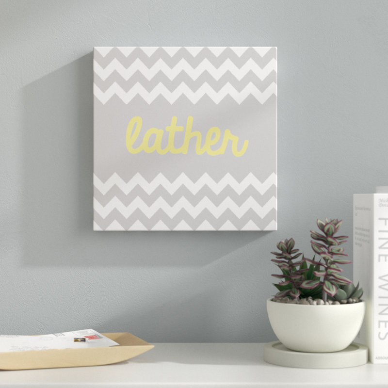 Lather - Wrapped Canvas Print, 30cm H x 30cm W 