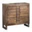 3 table de chevet en chêne transitionnel - Mobilier de chambre à coucher avec glissières lisses et rangement en feutre rustique récupéré 3 tiroirs, glissières, tiroir supérieur doublé de feutre