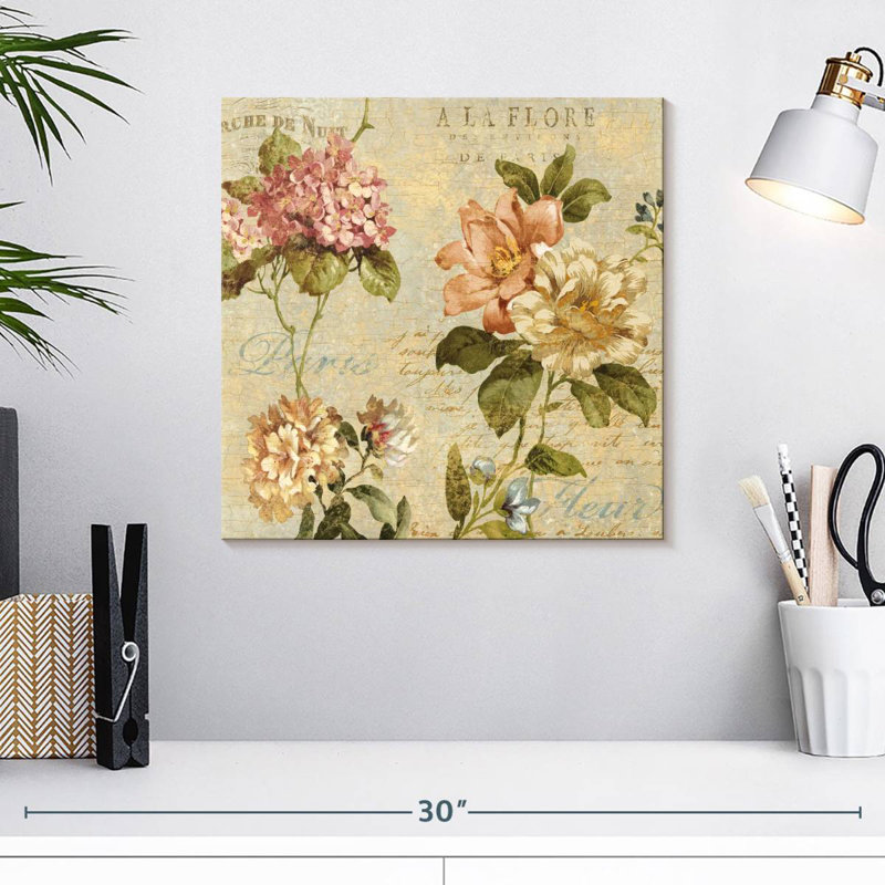 Harnek Fleur Paris I, 16" H x 16" W